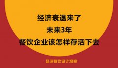 經(jīng)濟(jì)衰退來了，未來3年餐飲企業(yè)該怎樣存活下去？